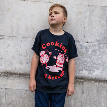 Cookies And Scream Boys' Slogan T Shirt, 3 of 4