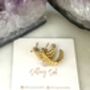 Eden Earrings 18k Gold Plated Waterproof + Tarnish Free, thumbnail 9 of 12