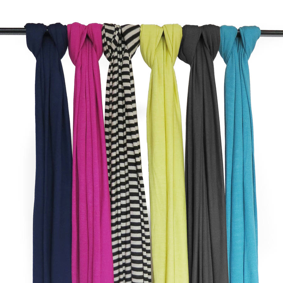 Sanco Bamboo Jersey Knit Scarf By AURA QUE