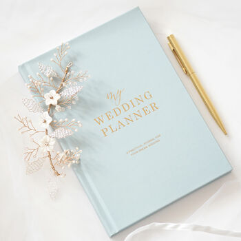 Engagement Gift, Wedding Planner Blue And Gold, 4 of 12