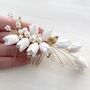 Dainty Floral Hair Comb, thumbnail 4 of 6