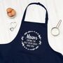 Personalised Mum The Best Cooking Apron, thumbnail 1 of 6