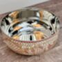 Hand Painted Stainless Steel Fish Patterned Serving Bowl, thumbnail 2 of 4