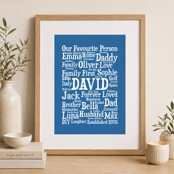 Personalised Word Art Print, 3 of 5