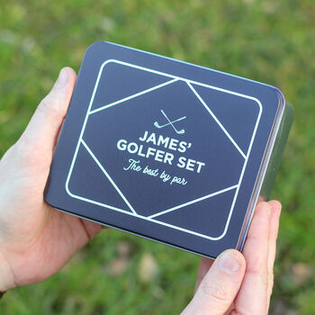 Personalised Emergency Golf Set Tin Gift For Him, 3 of 3