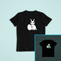 Glow In The Dark Bunny X Ray T Shirt, thumbnail 1 of 2