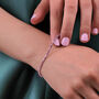 Ruby Gemstone Sterling Silver Tennis Bracelet, thumbnail 5 of 5