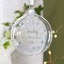Personalised Baby's '1st Christmas' Flat Bauble, thumbnail 5 of 5