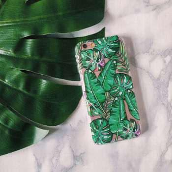 Tropical Summer Leaf Phone Case For iPhone, 8 of 11
