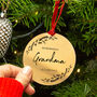 Personalised Remembrance Christmas Tree Decoration, thumbnail 1 of 6