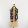 Lepidoptera Butterfly Print Silk Scarf, thumbnail 3 of 11