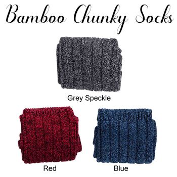 Men’s Personalised Thick Warm Fun Bamboo Socks Gift, 7 of 8