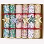 Set Of Six Liberty Print Origami Star Crackers, thumbnail 1 of 5