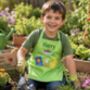 Personalised Childs Garden Apron And Gloves, thumbnail 2 of 6