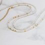 Dainty Freshwater Pearl Beaded Necklace, thumbnail 7 of 12
