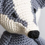 Mary The Giant Badger Crochet Kit, thumbnail 2 of 10