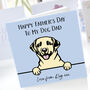 A Fathers Day Dog Card For Perfect For Any Dog Dad, thumbnail 1 of 4