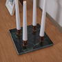 Contemporary Marble And Rose Gold Candle Holder, thumbnail 2 of 5