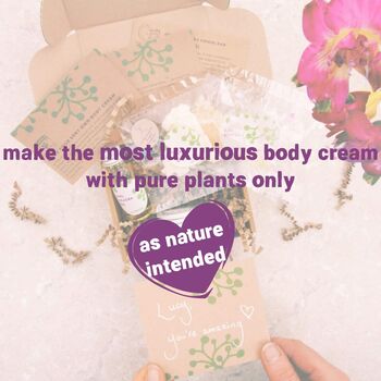 Pamper Mum Make Your Own All Natural Body Cream Gift, 2 of 10