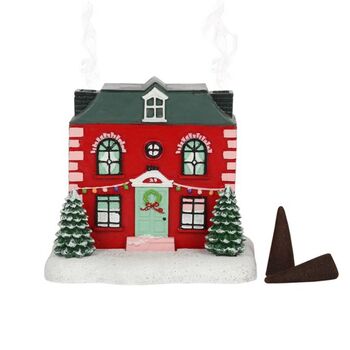 Christmas House Incense Cone Burner, 2 of 4