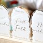 Muslim Baby Milestone Acrylic Plaques White And Gold, thumbnail 11 of 12