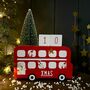 Wooden London Bus Brick Number Advent, thumbnail 1 of 3