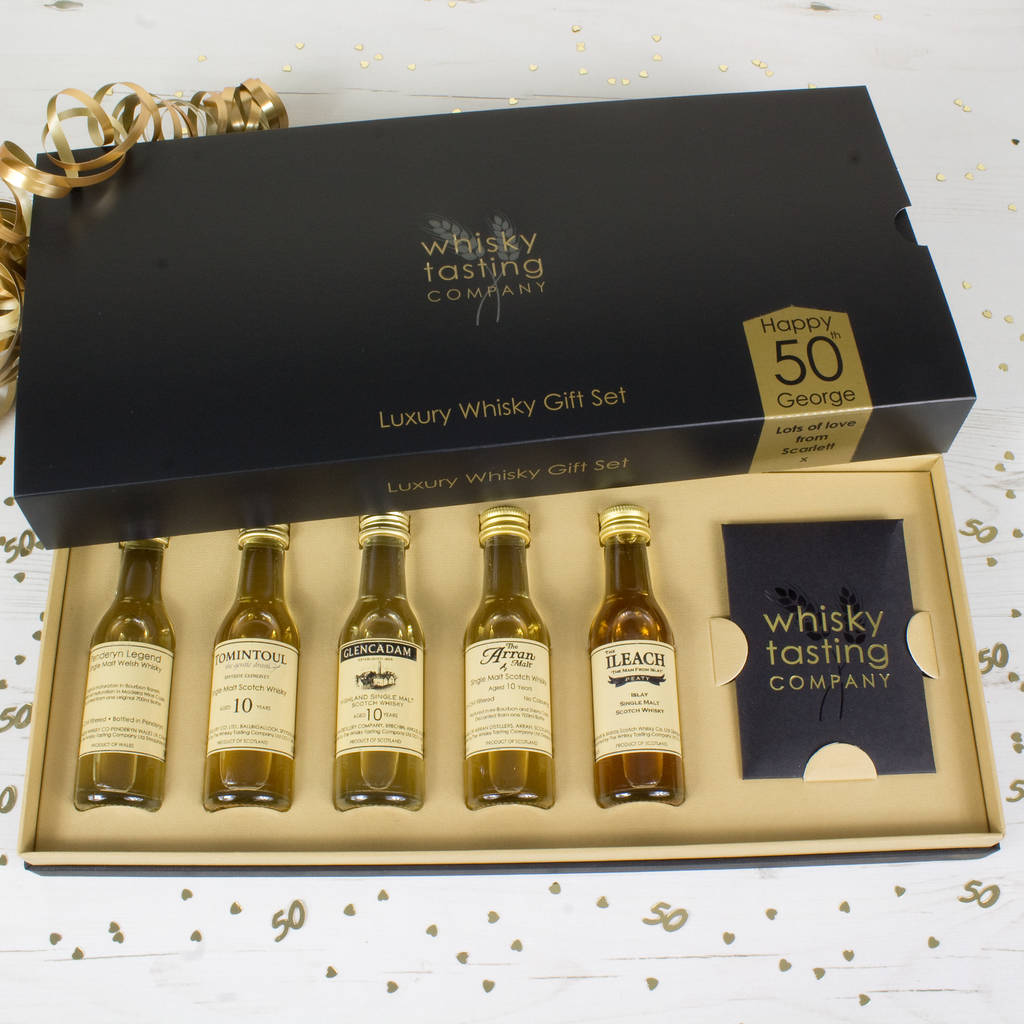 40 / 50 Year Old Birthday Whisky Gift Set, 1 of 4