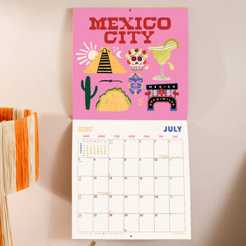 2026 Wall Calendar | Travel Art By Han Valentine, 3 of 5
