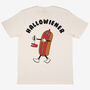Hallowiener Men's Halloween Slogan T Shirt, thumbnail 2 of 2