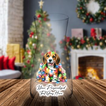 Personalised Beagle In Christmas Lights, 7 of 9