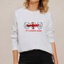 Three Lions Football England Unisex Sweatshirt, thumbnail 3 of 5
