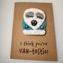 Camper Van Crochet Birthday Card Handmade, thumbnail 6 of 8
