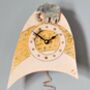Elephants And Yellow Sand Personalised Wall Clock, thumbnail 4 of 6