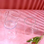 G Decor The Twist Rim Handcrafted Glassware Collection Tea Cups And Coffee Mugs In Red, Blue And Green, thumbnail 3 of 7
