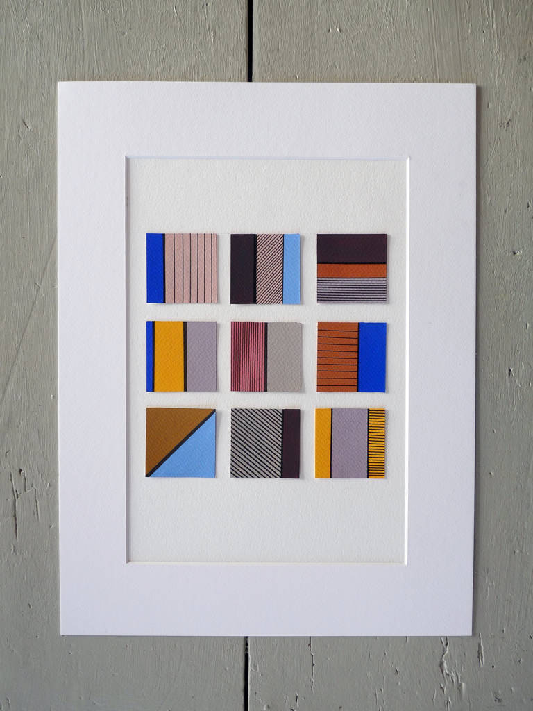 Colourblock Concrete Abstract Wall Print By Niamh Gillespie Design