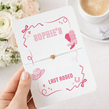 Last Rodeo Hen Party Bracelet Favour, 6 of 9