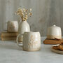 Sweet Pea Flower Ceramic Mug, thumbnail 1 of 4