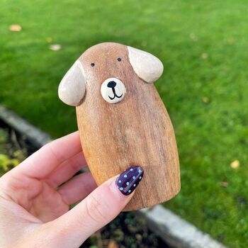 Wooden Family Of Three Dogs, 4 of 6