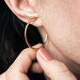 14k Gold Filled Statement Hoop Earrings, thumbnail 1 of 6