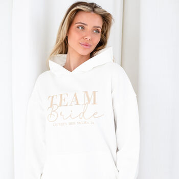 Personalised Embroidered 'Bride To Be' Hoodie, 2 of 10