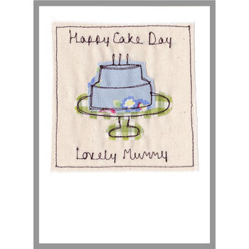 Personalised Cake Birthday Card For Her, 7 of 12