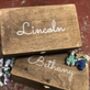 Personalised Carved Name Wooden Keepsake Box, thumbnail 4 of 7