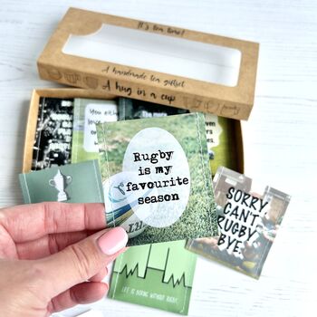 Rugby Gifts: Rugby Tea Gift Set, 5 of 12