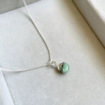 Tumbled Birthstone Necklace, 5 of 12