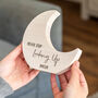 Personalised Never Stop Looking Up Moon New Baby Gift, thumbnail 1 of 5