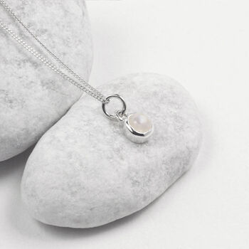 Birthstone Charm Necklaces In Sterling Silver, 7 of 12