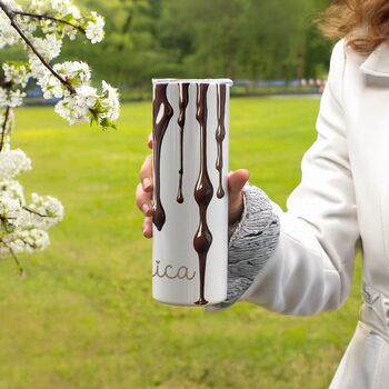 Chocolate Lovers Insulated Travel Cup – Personalised Gift, 4 of 6