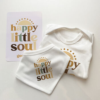 Happy Little Soul Organic Slogan Gift Set, 4 of 5