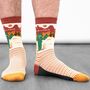 Don't Be A Prick Men's Combed Cotton Rude Funny Crew Socks, thumbnail 2 of 4