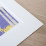 Bluebell Woods A4 Art Print In Frame, thumbnail 4 of 4